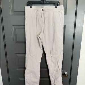 Tommy Bahama Men's Light Tan Seersucker Pants